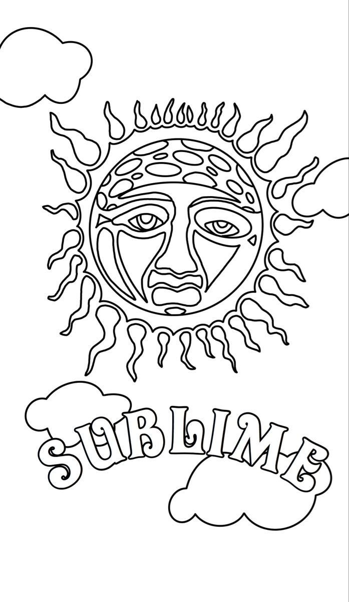 20 Aesthetic Coloring Pages Simple Indie