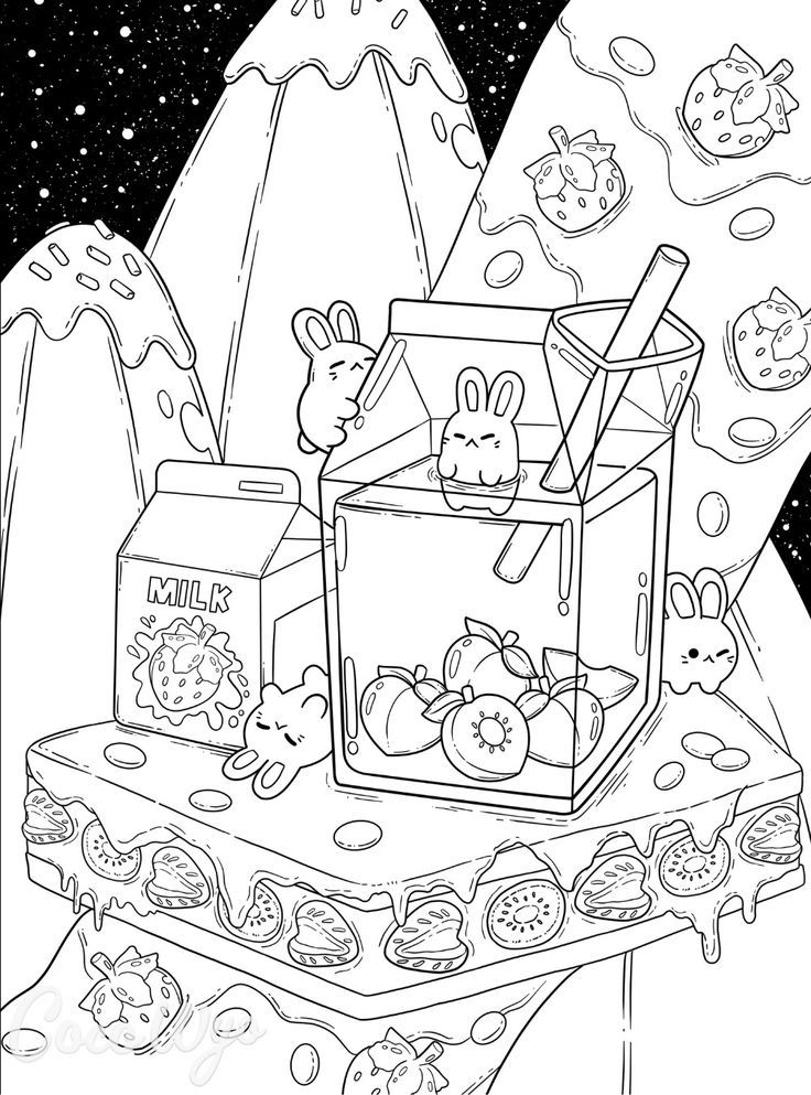 20 Cozy Coloring Pages Bakery