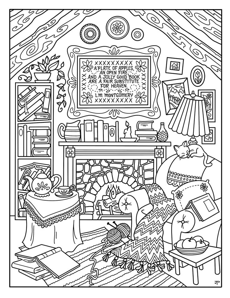 20 Cozy Coloring Pages Bakery