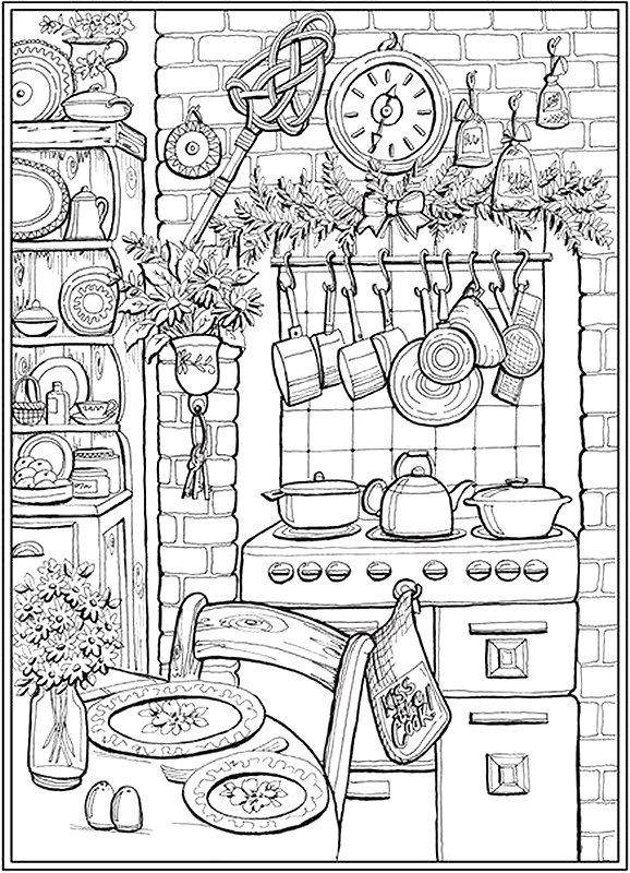 20 Cozy Coloring Pages Bakery