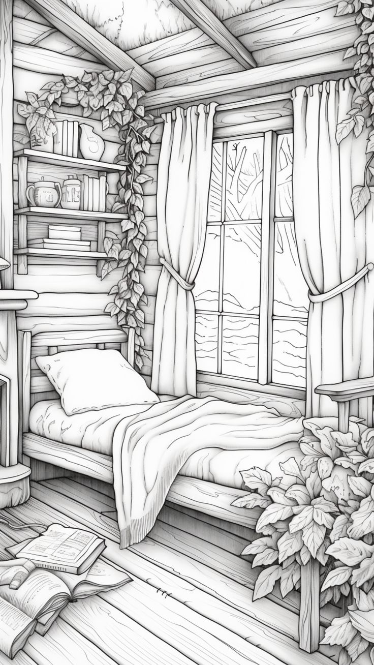 20 Cozy Coloring Pages Bakery