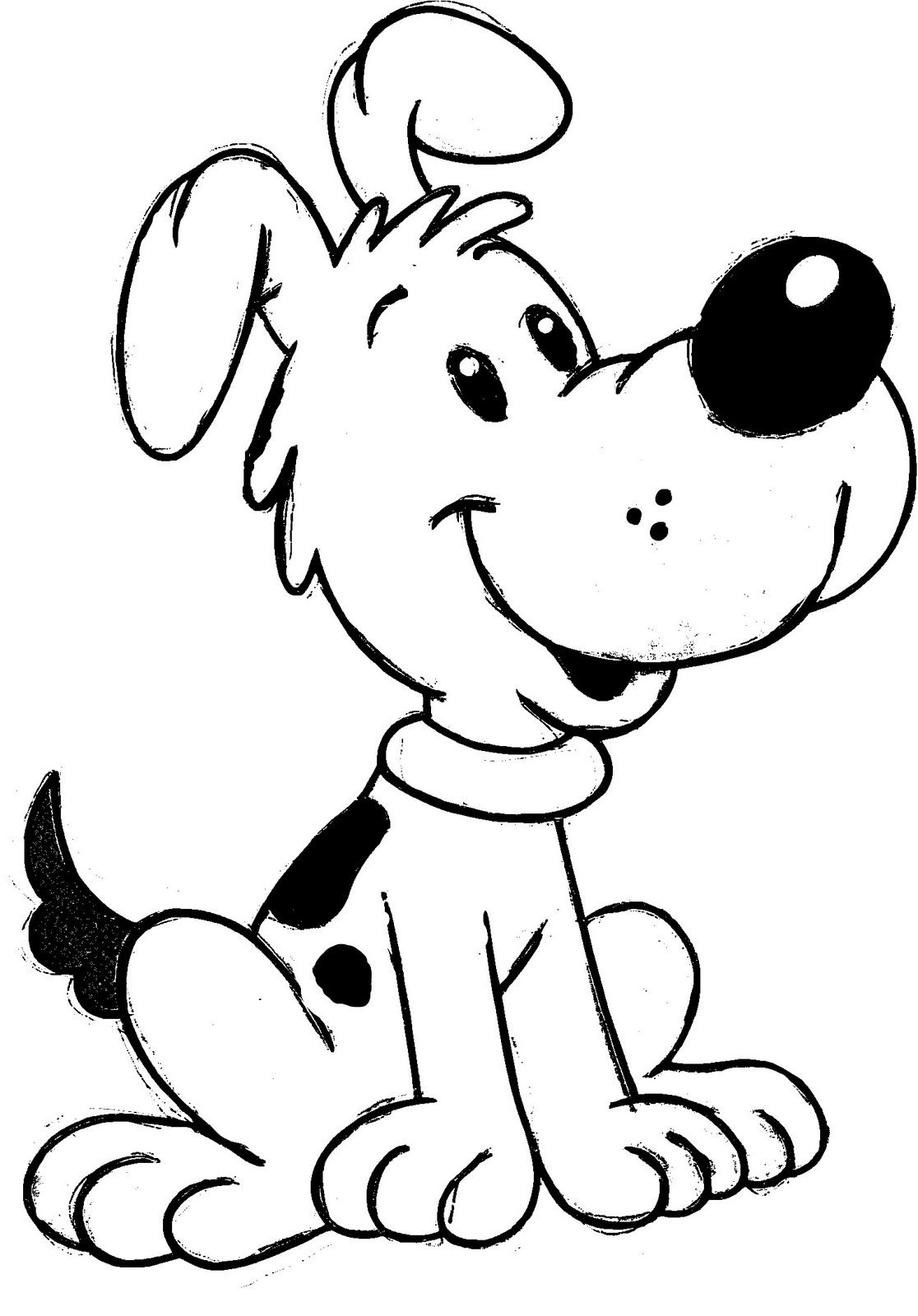 20 Cute Animal Coloring Pages Cartoon Dog