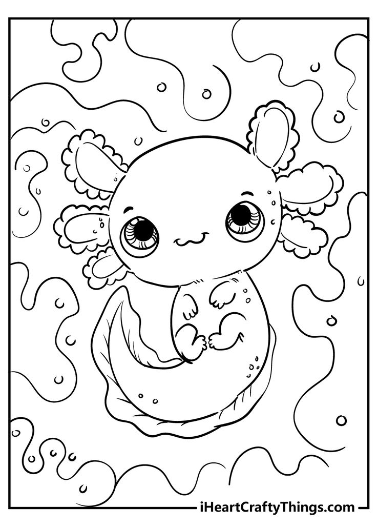 20 Cute Coloring Sheets Animals