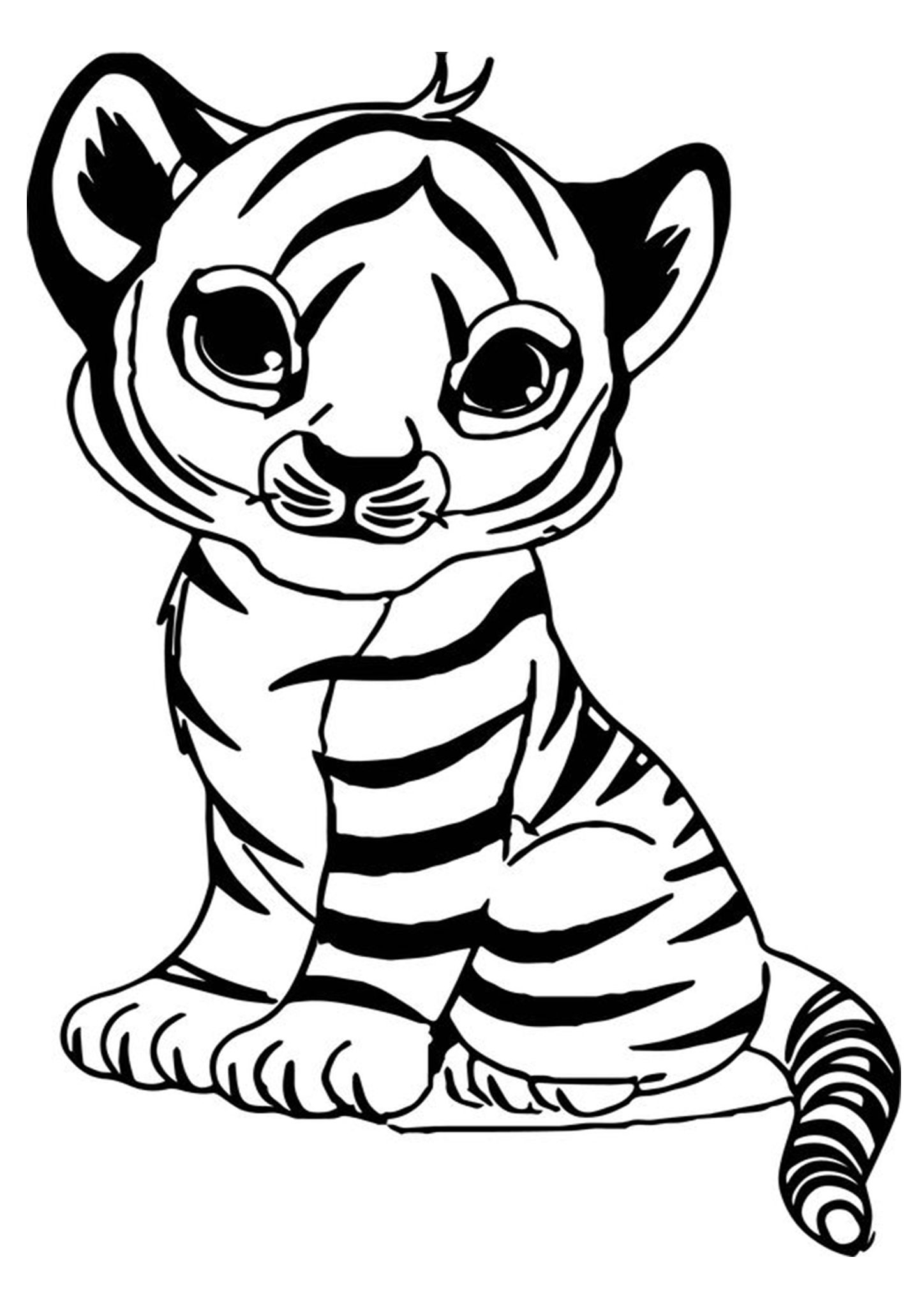 20 Cute Coloring Sheets Animals