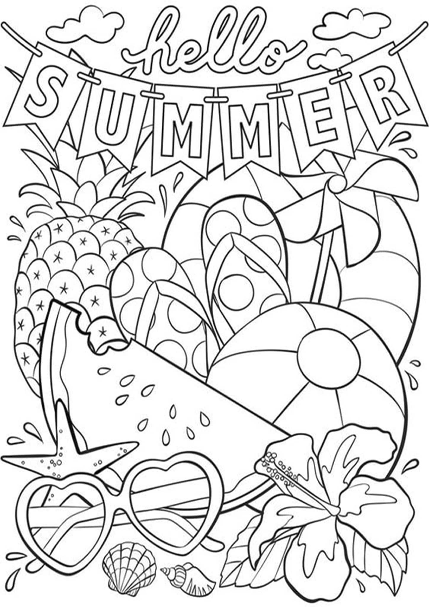 20 Free Print Kids Coloring Pages