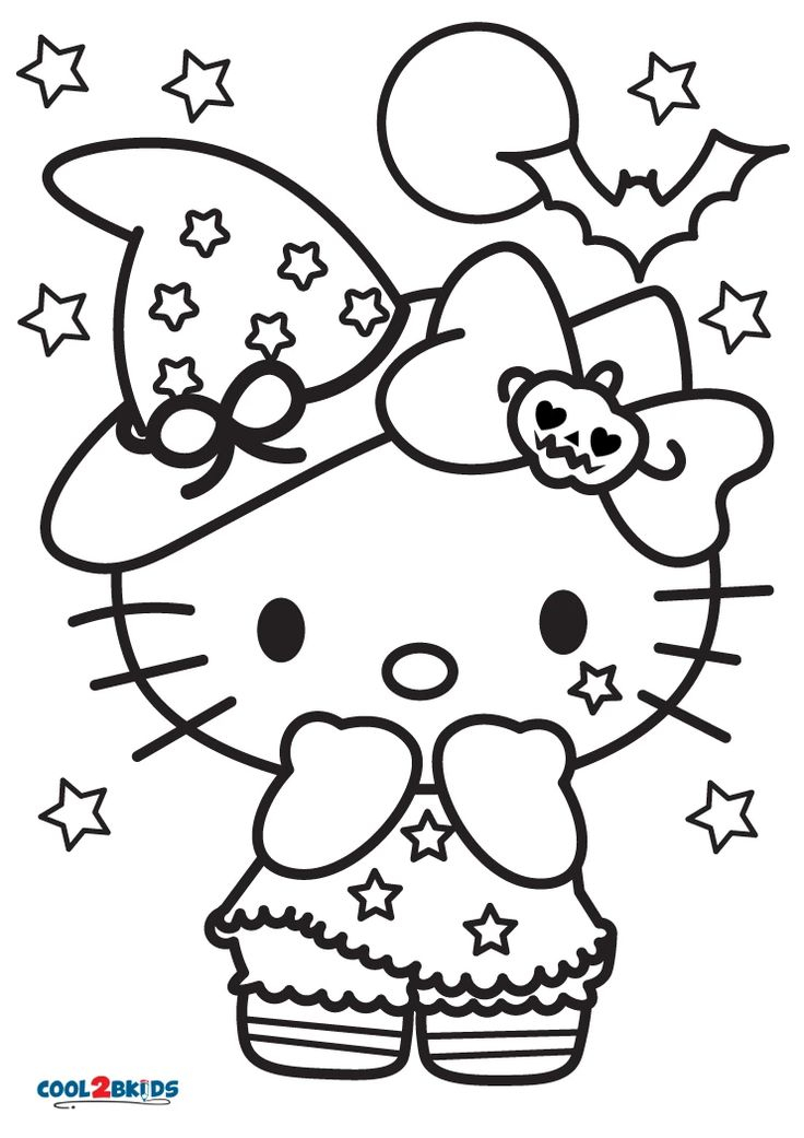 20 Hello Kitty Coloring Page For Kids