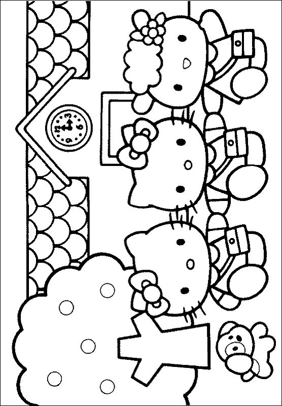 20 Hello Kitty Coloring Page For Kids