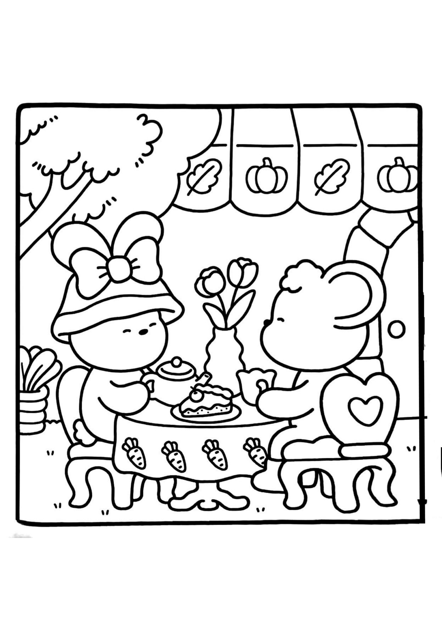 20 Little Corner Cute And Comfy Coloring Book Colored