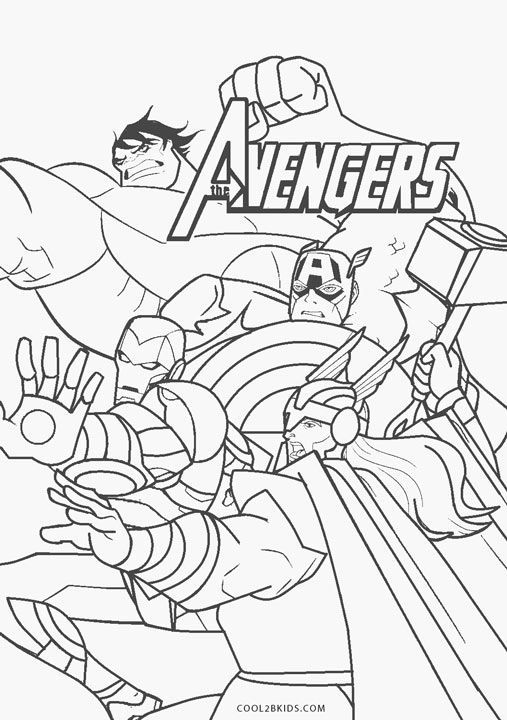 20 Marvel Coloring Pages Free Printable Avengers