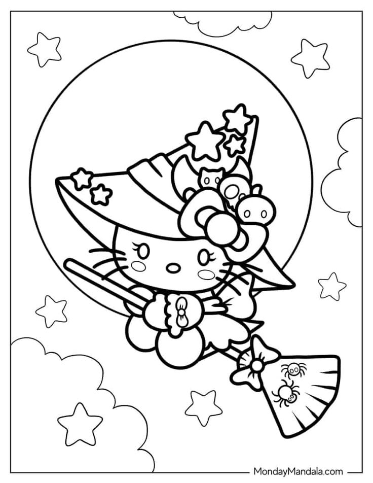 20 Nurse Hello Kitty Coloring Pages