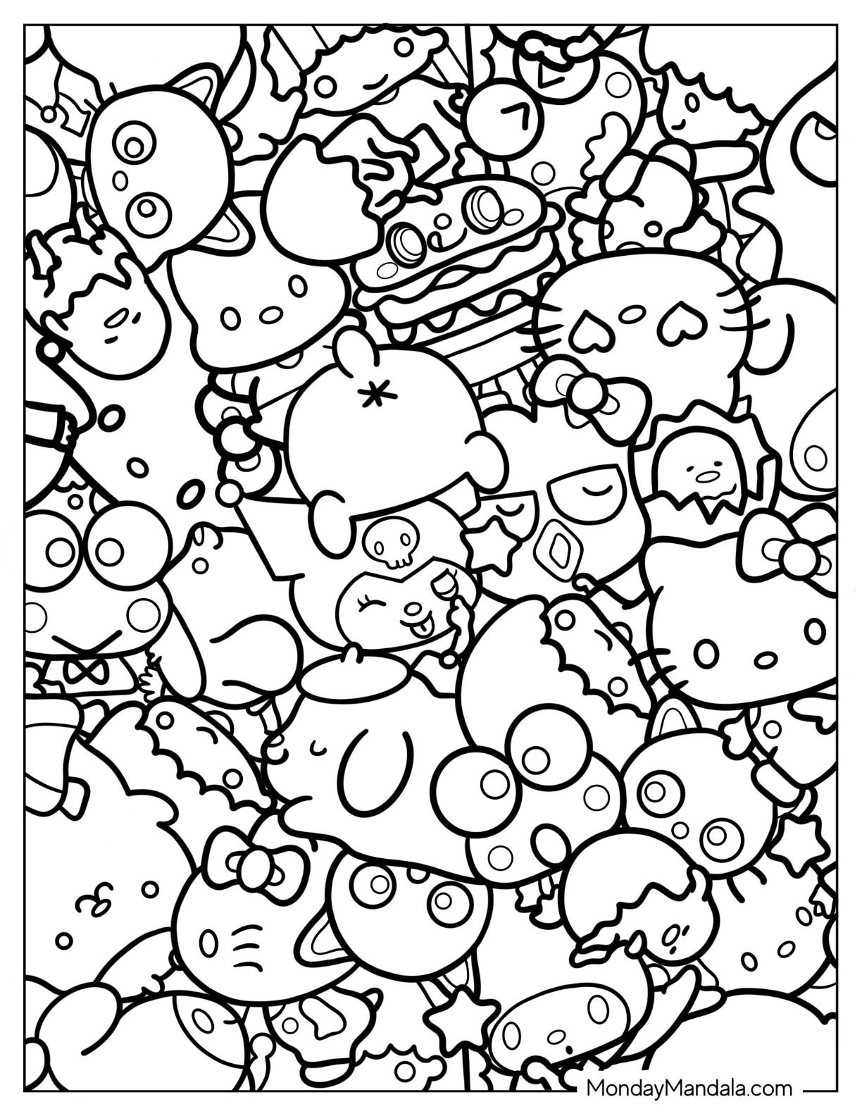 20 Nurse Hello Kitty Coloring Pages