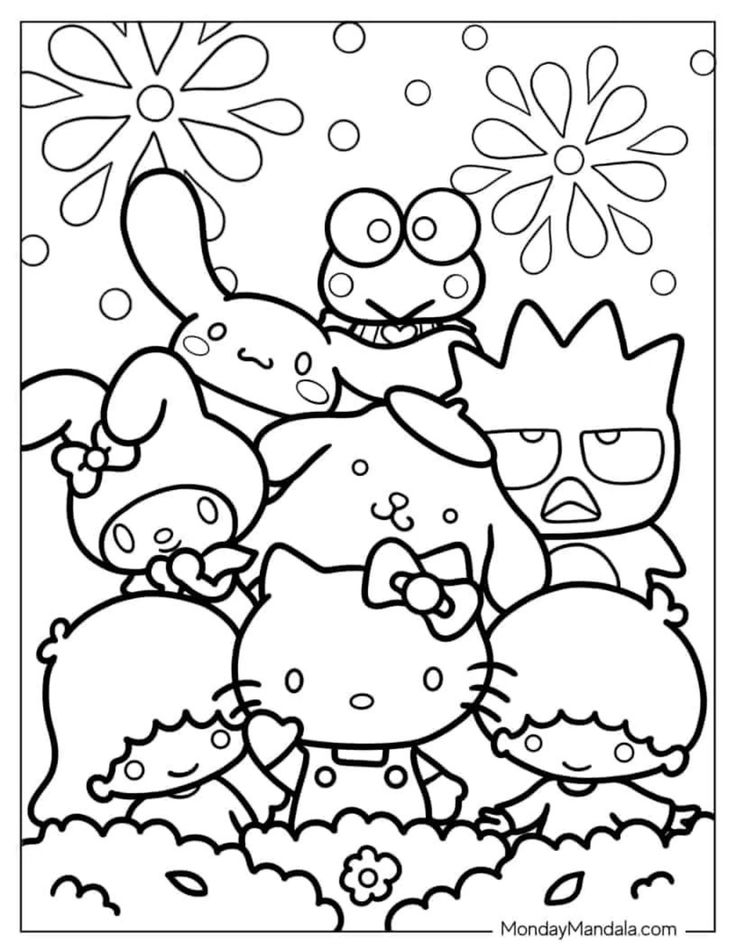 20 Nurse Hello Kitty Coloring Pages