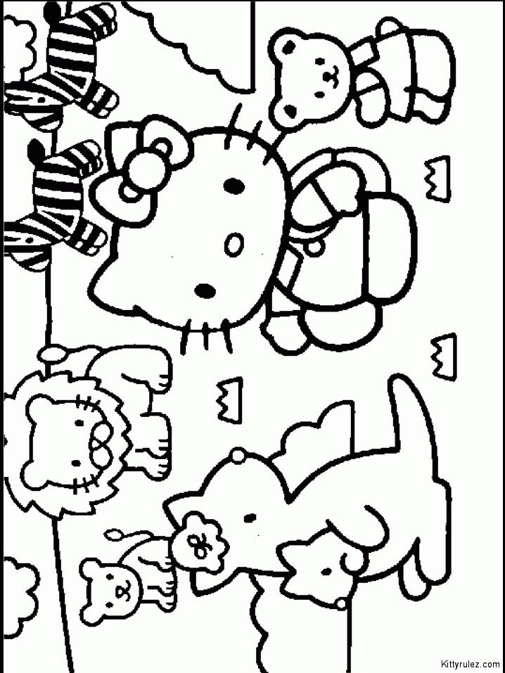 20 Nurse Hello Kitty Coloring Pages