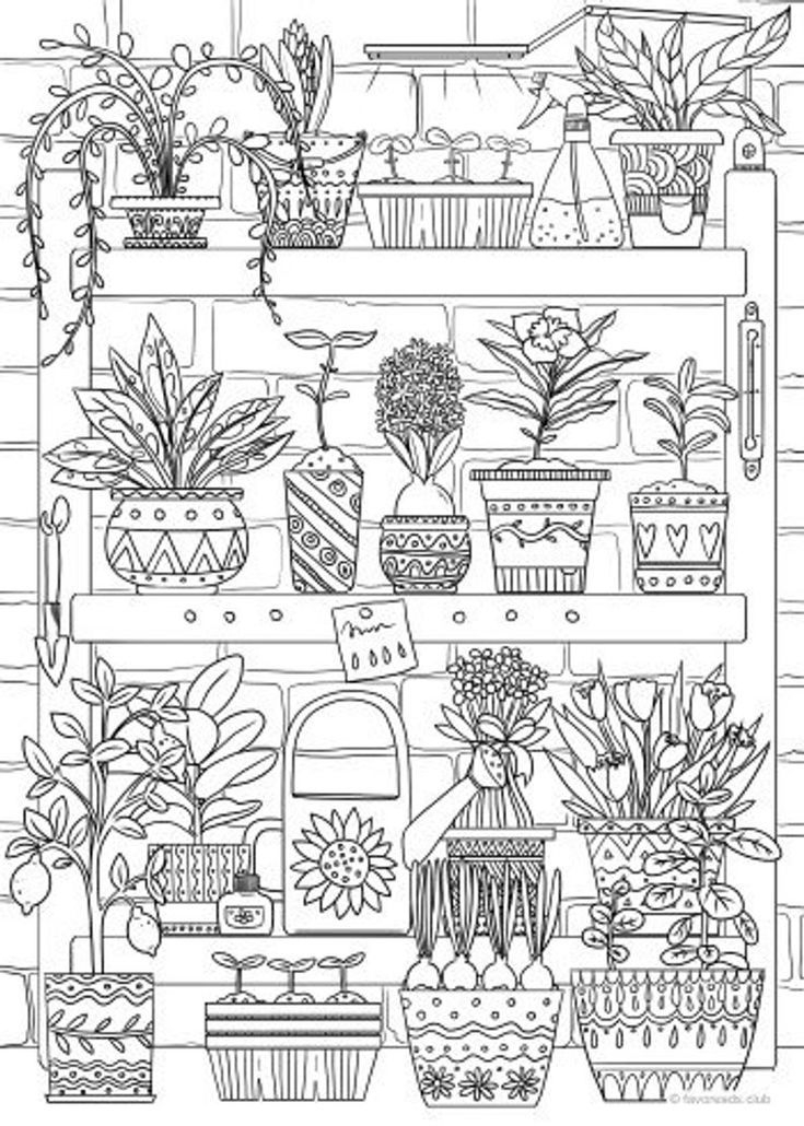 20 Printable Coloring Book Aesthetic Green