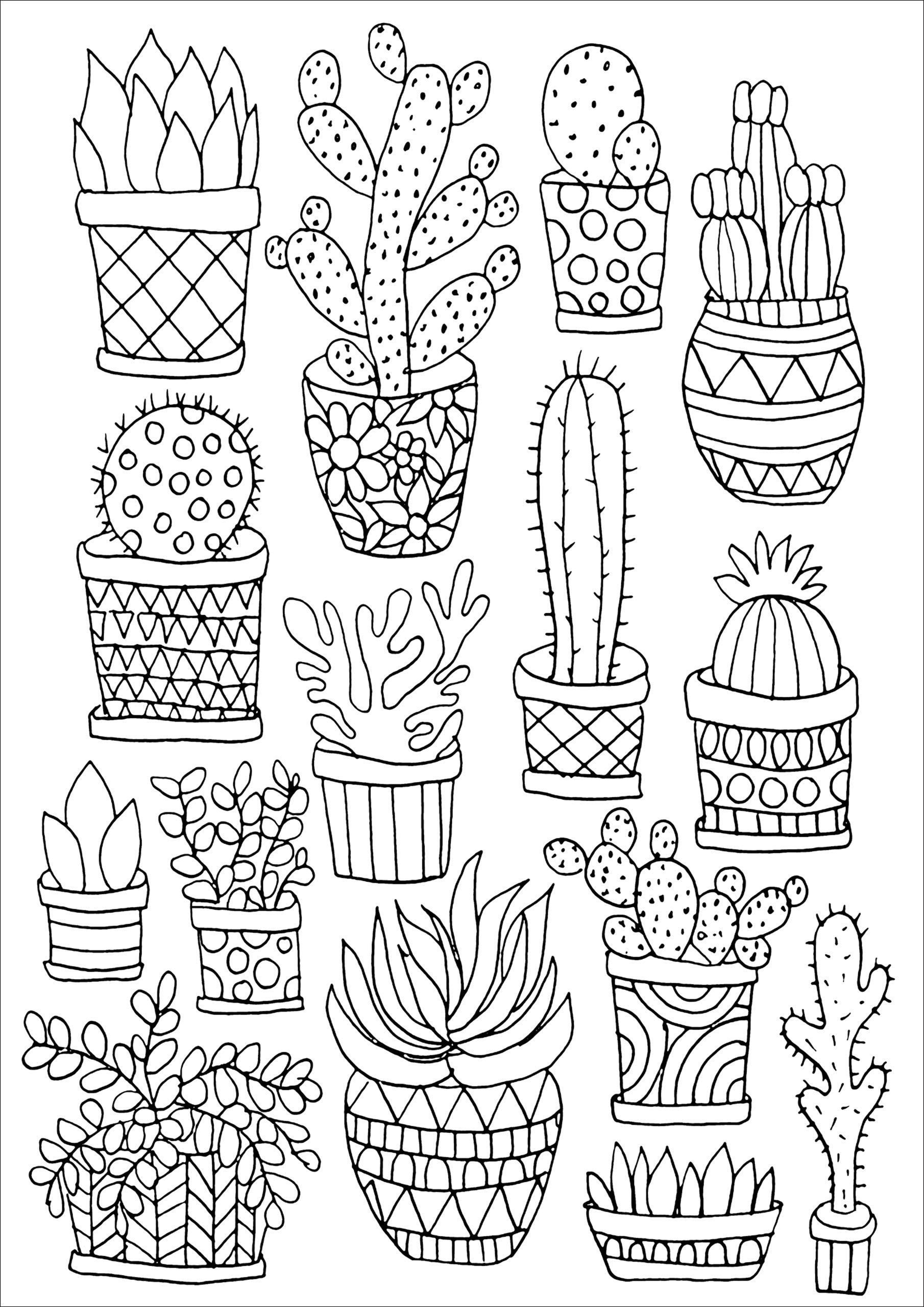 20 Printable Coloring Book Aesthetic Green