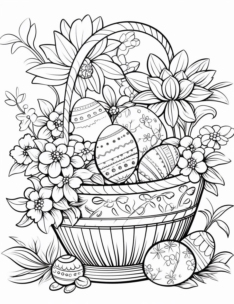 20 Western Easter Coloring Pages