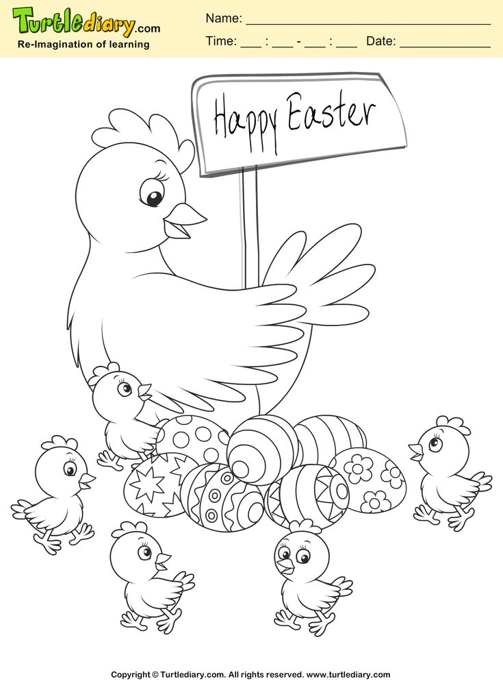 20 Western Easter Coloring Pages