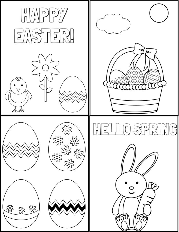 20 Western Easter Coloring Pages