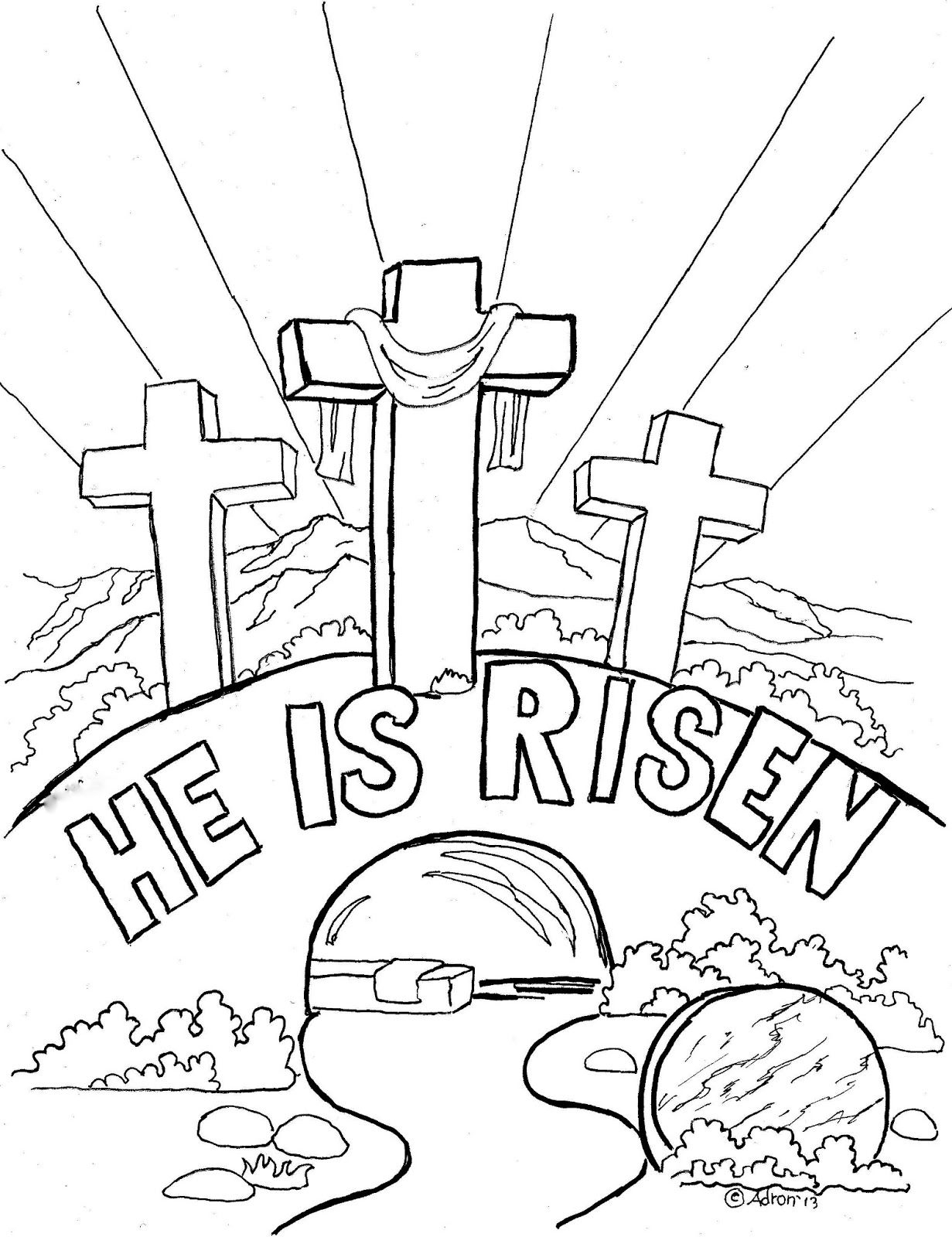 20 Western Easter Coloring Pages