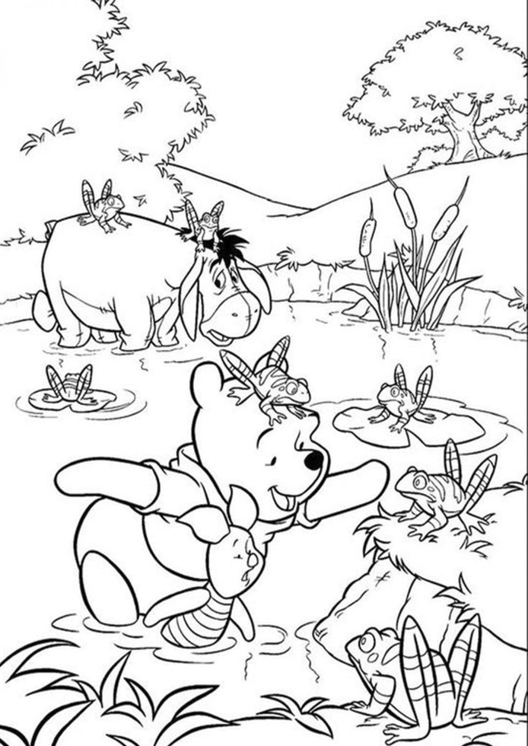 20 Winnie The Pooh Coloring Pages Simple