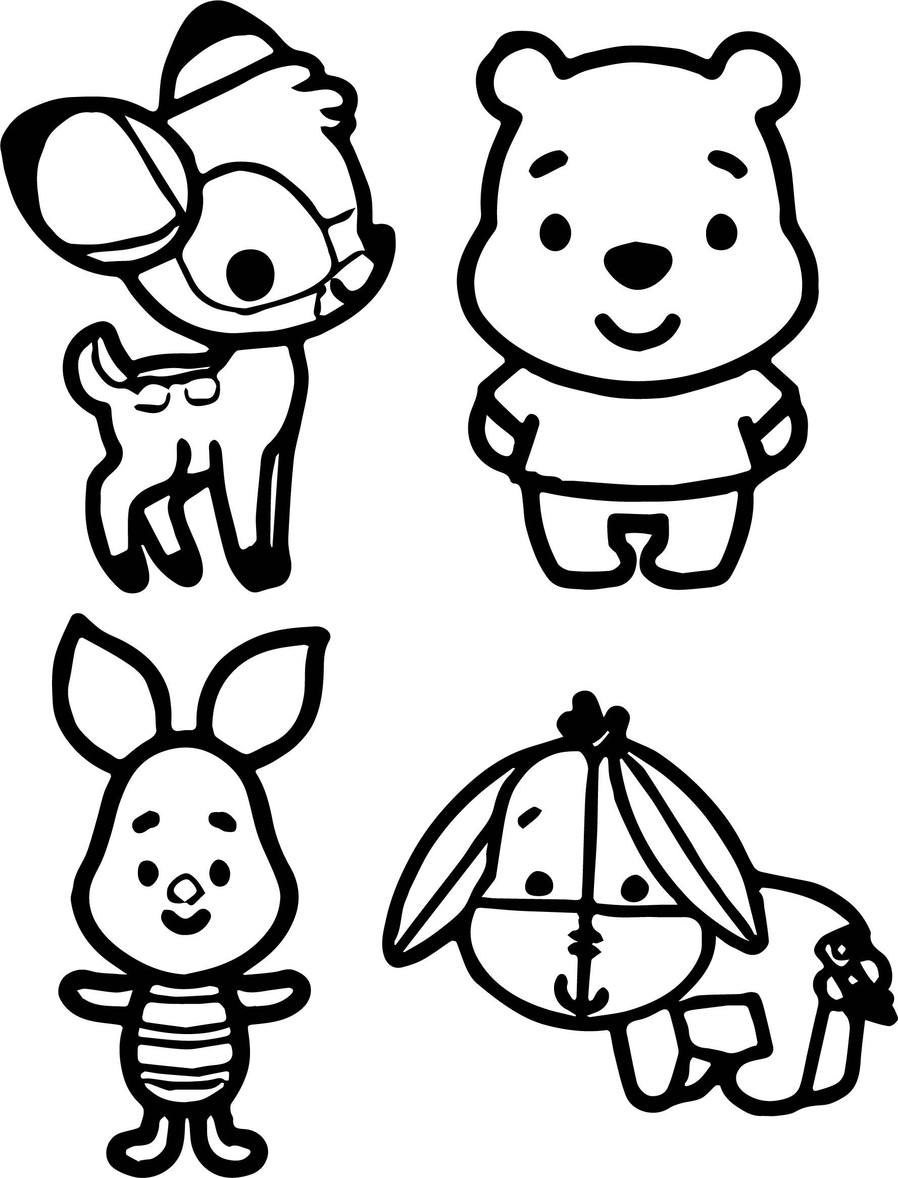 20 Winnie The Pooh Coloring Pages Simple