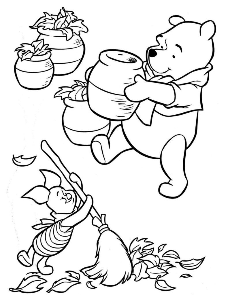 20 Winnie The Pooh Coloring Pages Simple