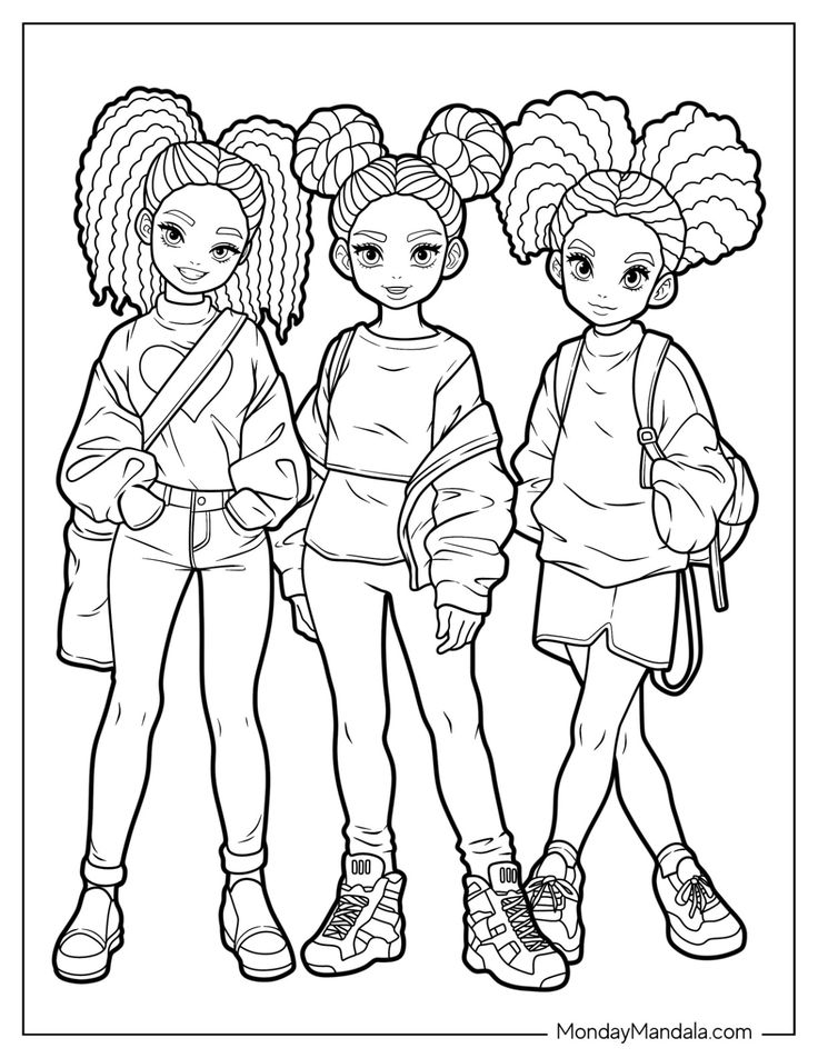 20 Y2K Coloring Pages Easy